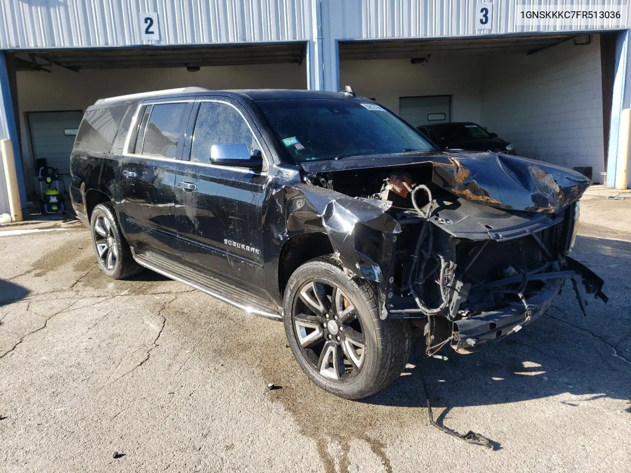 2015 Chevrolet Suburban K1500 Ltz VIN: 1GNSKKKC7FR513036 Lot: 83612794