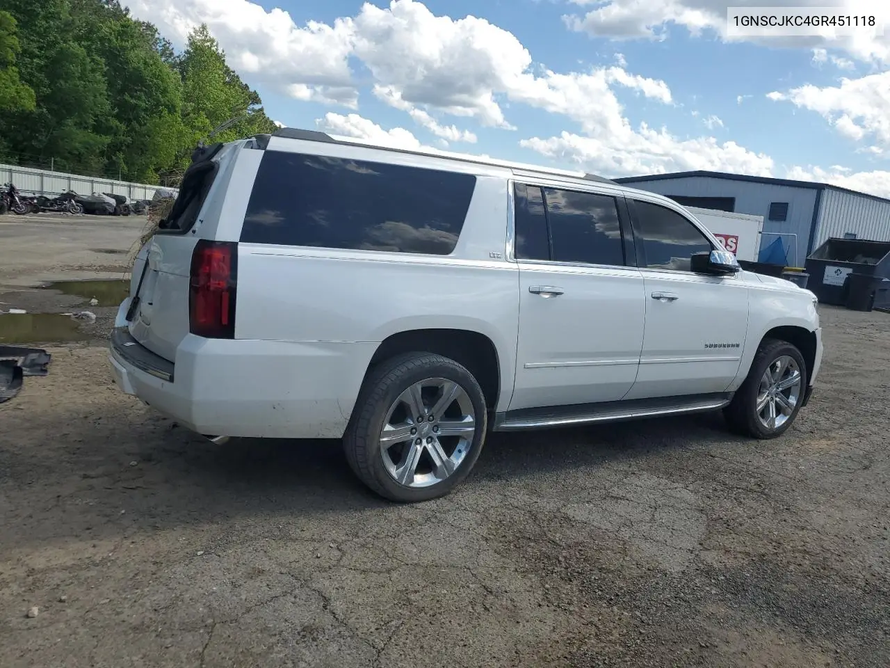 2016 Chevrolet Suburban C1500 Ltz VIN: 1GNSCJKC4GR451118 Lot: 56134835