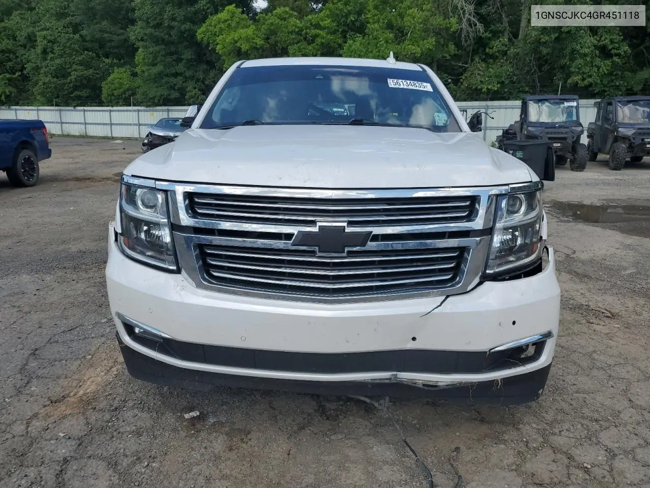 2016 Chevrolet Suburban C1500 Ltz VIN: 1GNSCJKC4GR451118 Lot: 56134835