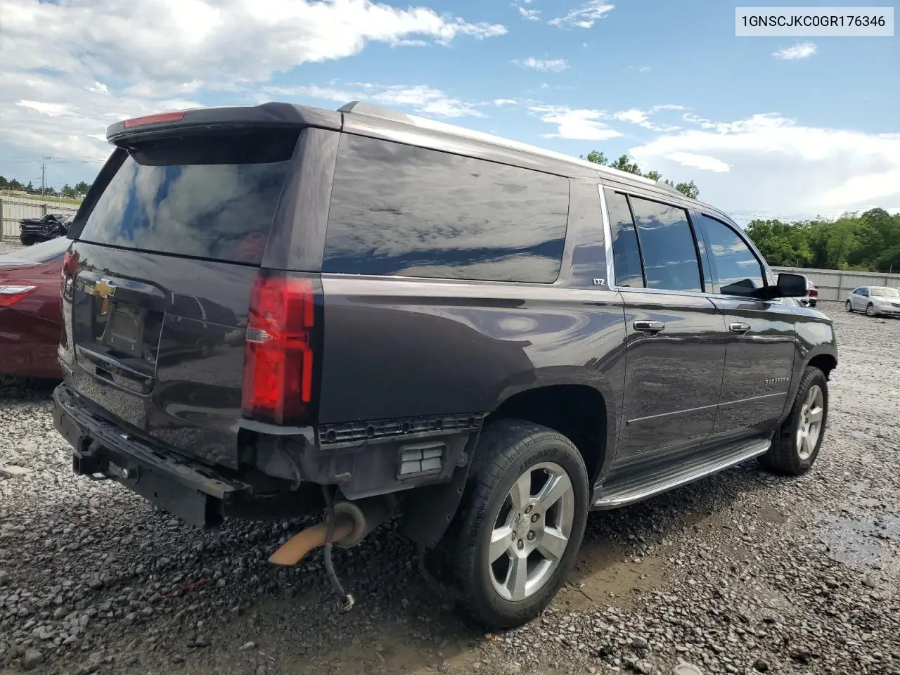 2016 Chevrolet Suburban C1500 Ltz VIN: 1GNSCJKC0GR176346 Lot: 56800925