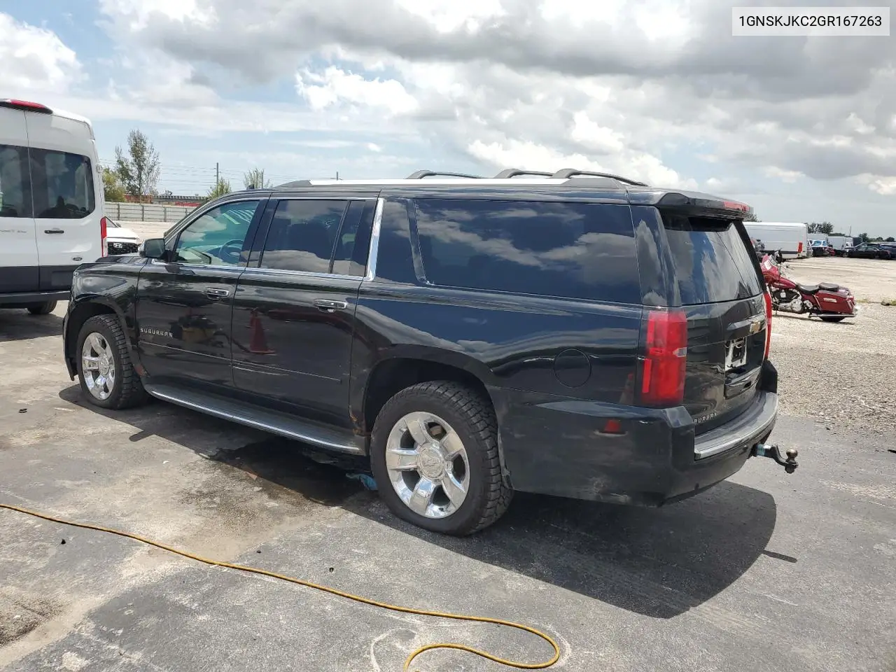 2016 Chevrolet Suburban K1500 Ltz VIN: 1GNSKJKC2GR167263 Lot: 57046105