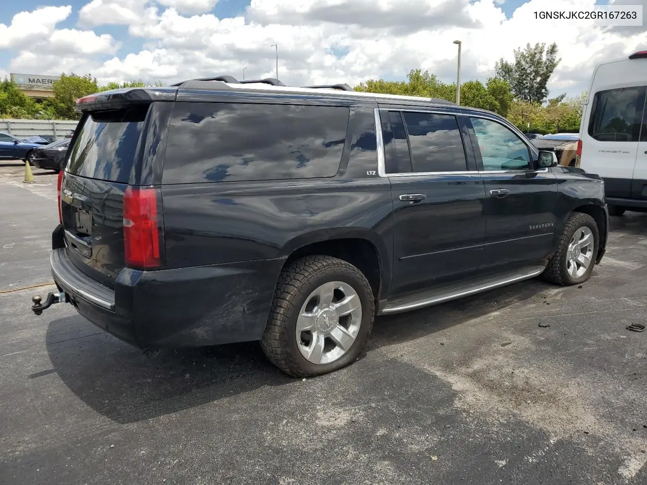 2016 Chevrolet Suburban K1500 Ltz VIN: 1GNSKJKC2GR167263 Lot: 57046105