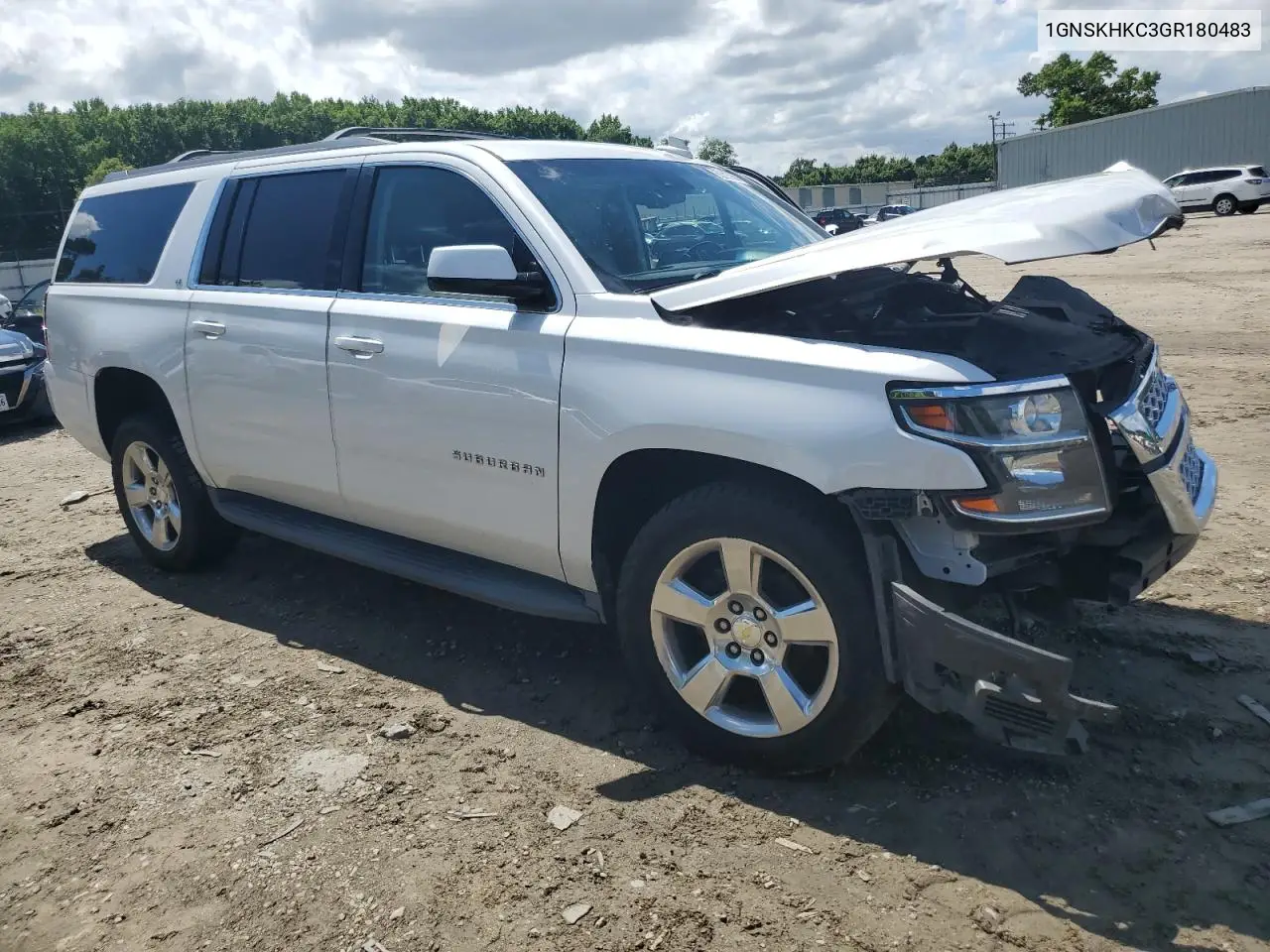 2016 Chevrolet Suburban K1500 Lt VIN: 1GNSKHKC3GR180483 Lot: 60593964