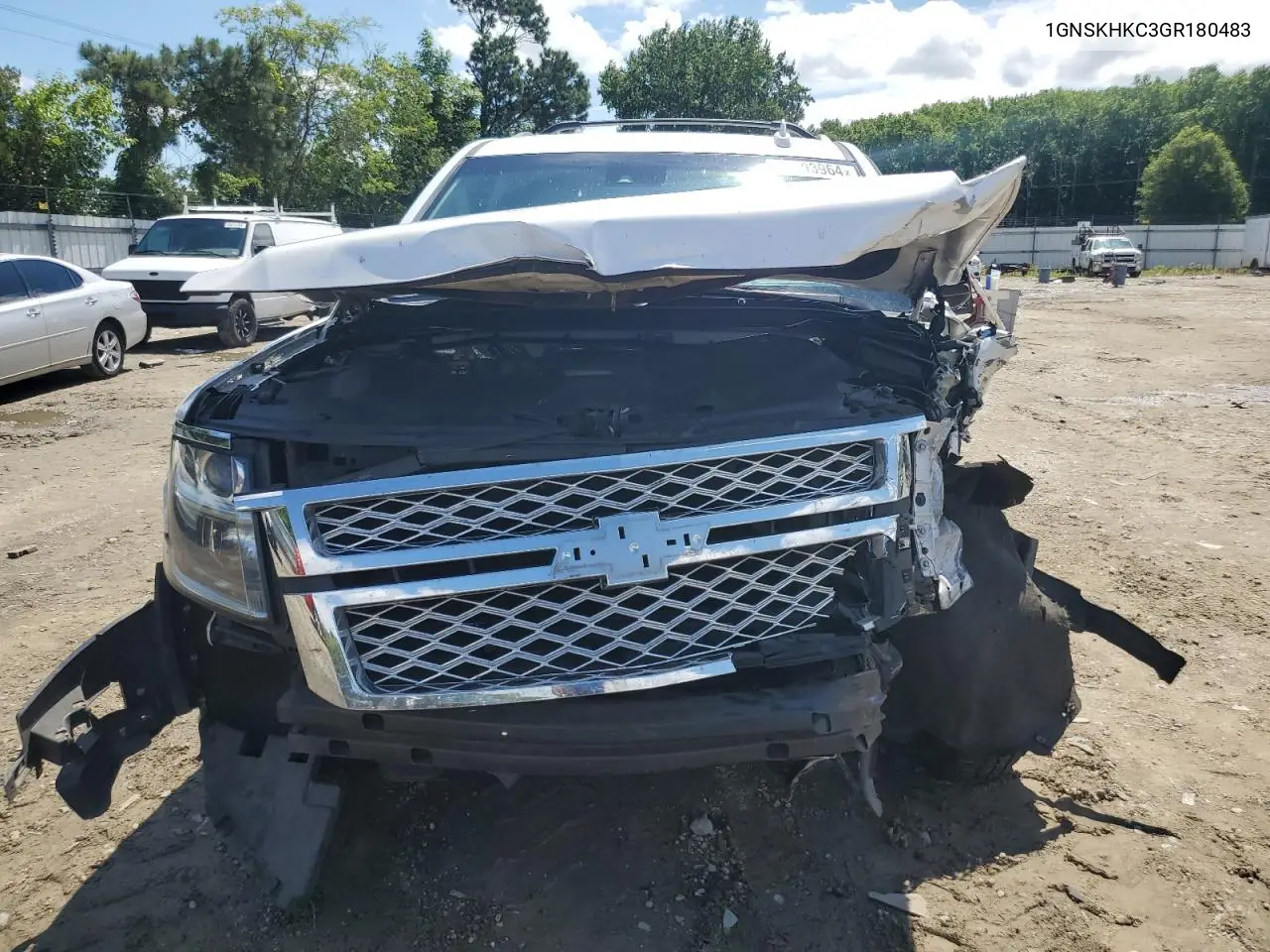 2016 Chevrolet Suburban K1500 Lt VIN: 1GNSKHKC3GR180483 Lot: 60593964