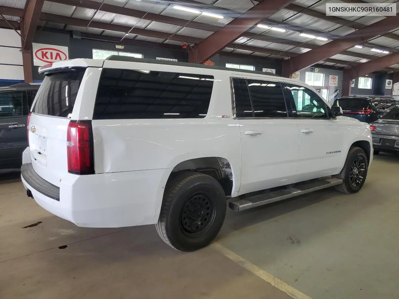 2016 Chevrolet Suburban K1500 Lt VIN: 1GNSKHKC9GR160481 Lot: 62809635
