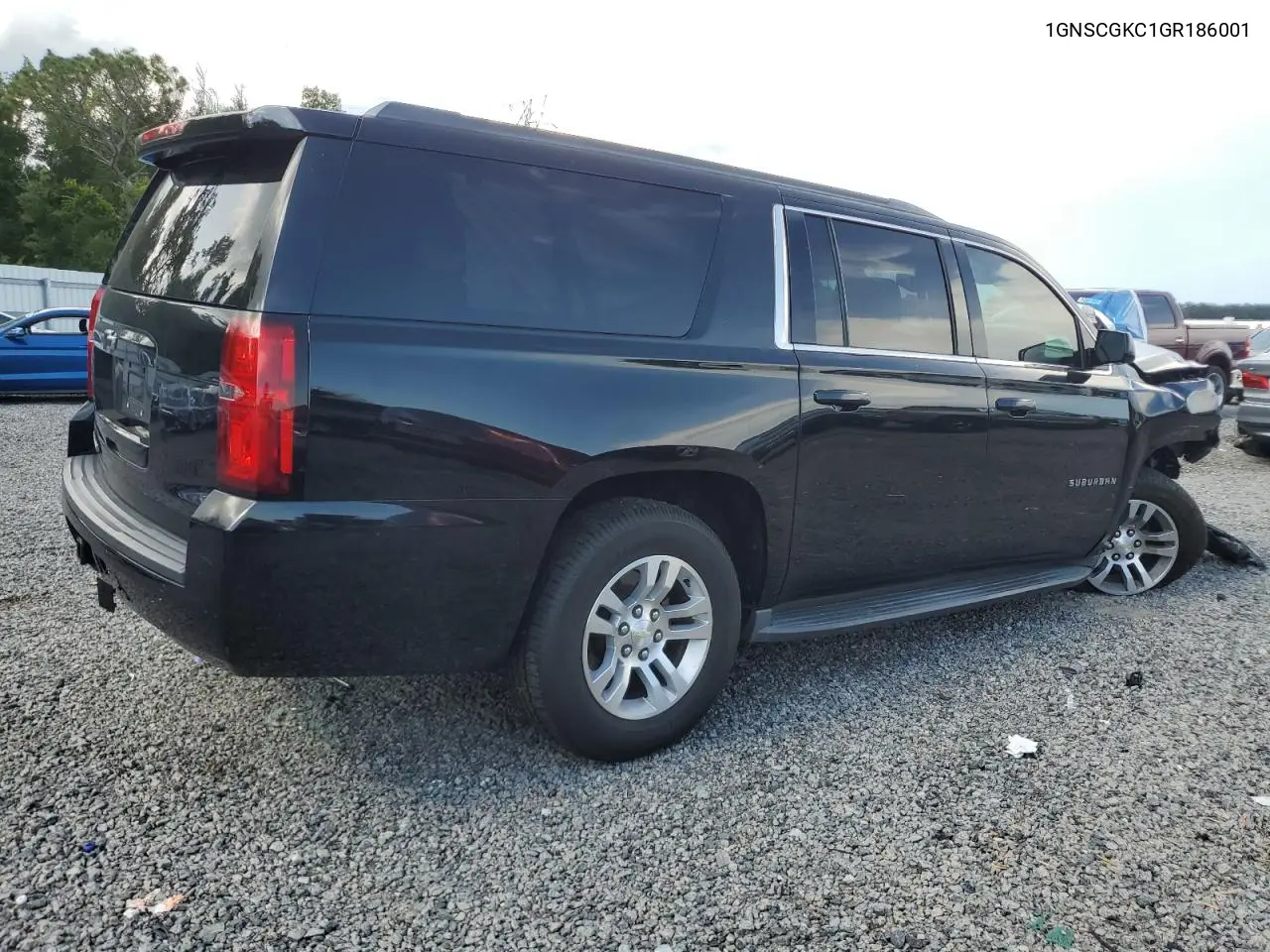 2016 Chevrolet Suburban C1500 Ls VIN: 1GNSCGKC1GR186001 Lot: 62864785