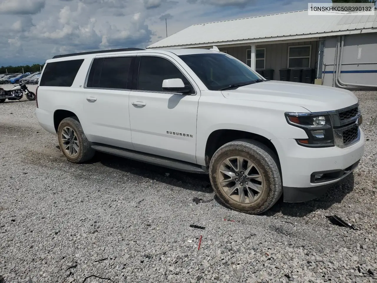 2016 Chevrolet Suburban K1500 Lt VIN: 1GNSKHKC5GR390132 Lot: 62907095