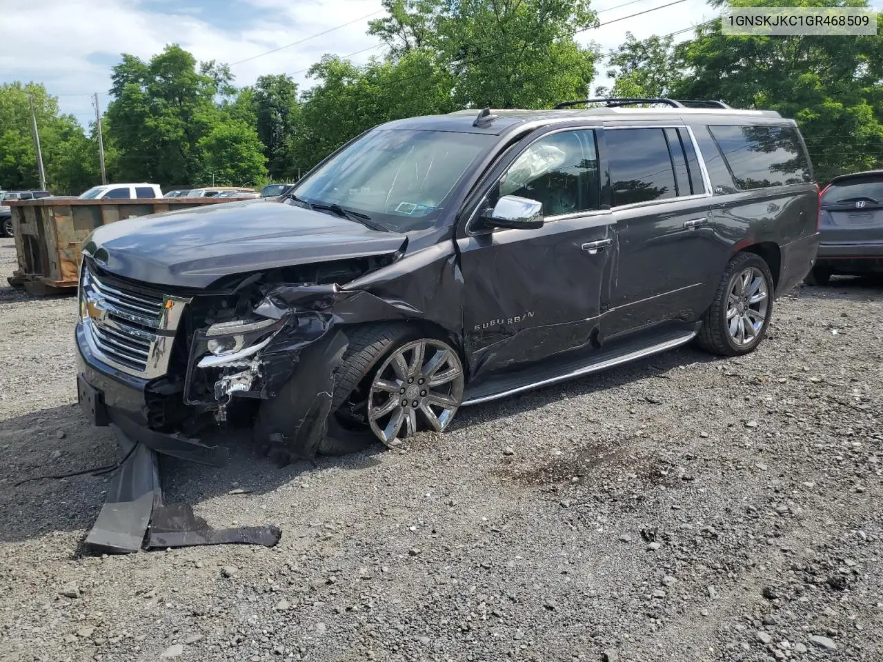 2016 Chevrolet Suburban K1500 Ltz VIN: 1GNSKJKC1GR468509 Lot: 62921915