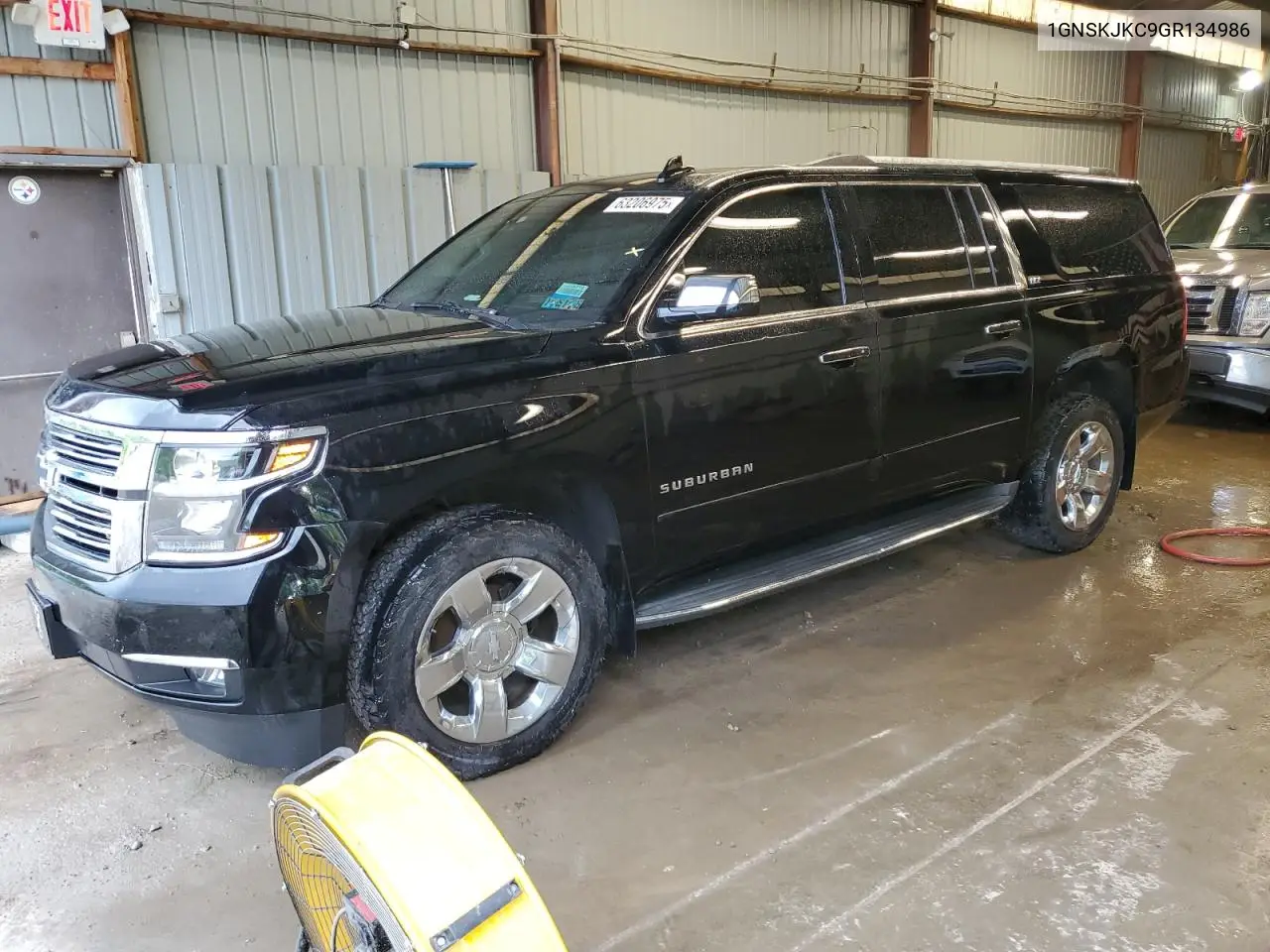 2016 Chevrolet Suburban K1500 Ltz VIN: 1GNSKJKC9GR134986 Lot: 63206975