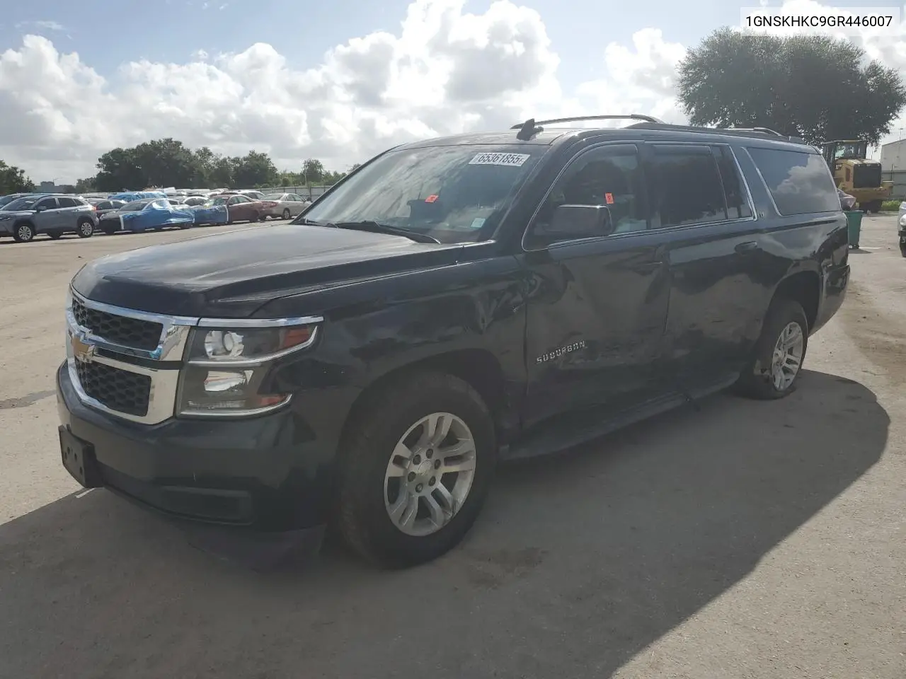 2016 Chevrolet Suburban K1500 Lt VIN: 1GNSKHKC9GR446007 Lot: 65361855