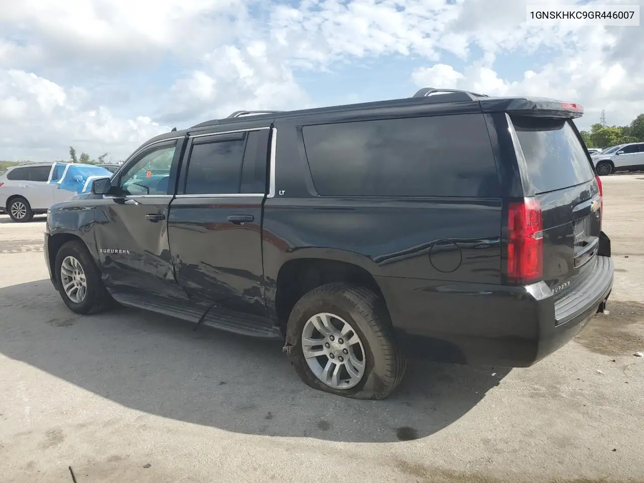 2016 Chevrolet Suburban K1500 Lt VIN: 1GNSKHKC9GR446007 Lot: 65361855