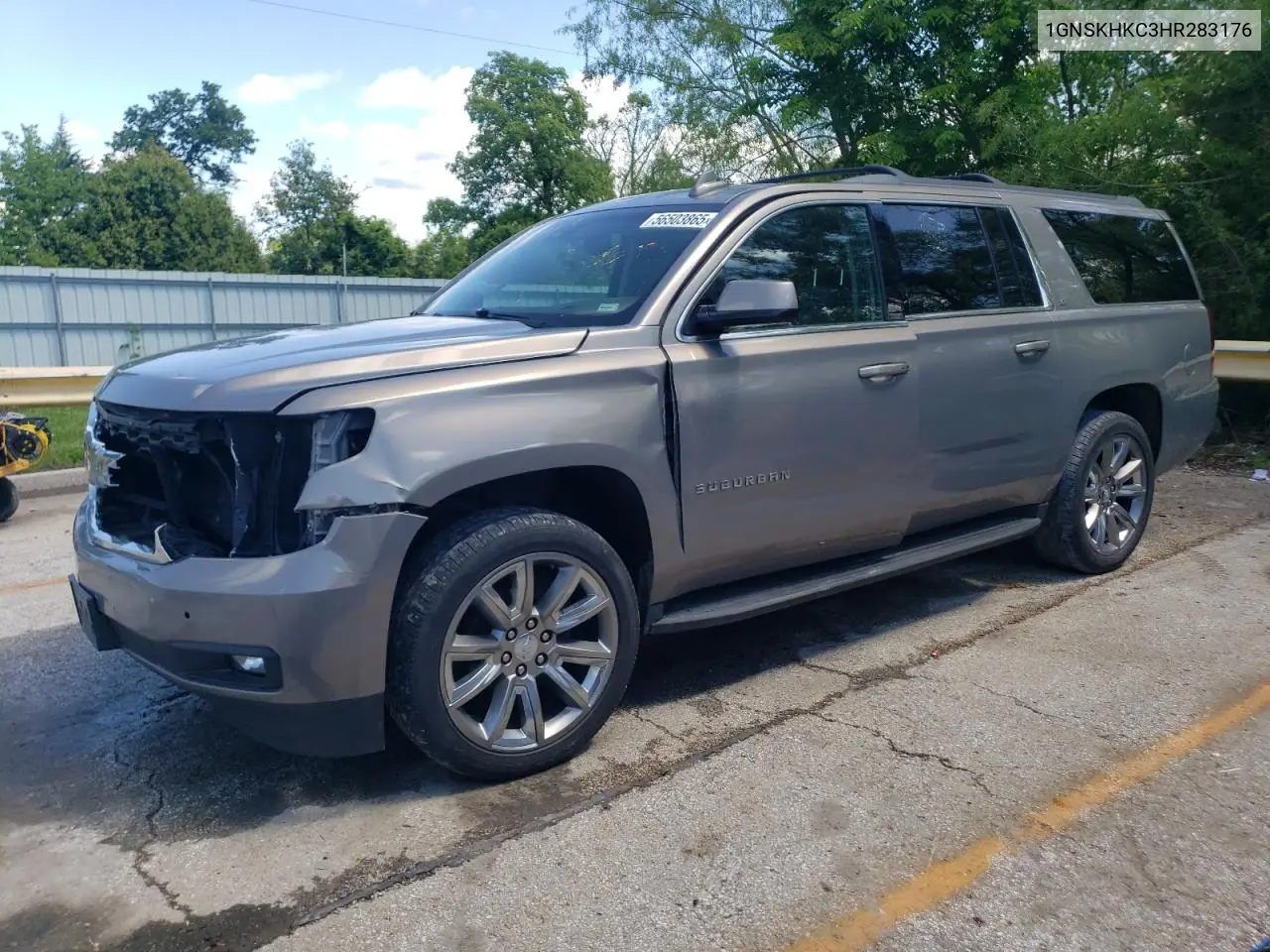 2017 Chevrolet Suburban K1500 Lt VIN: 1GNSKHKC3HR283176 Lot: 56503865