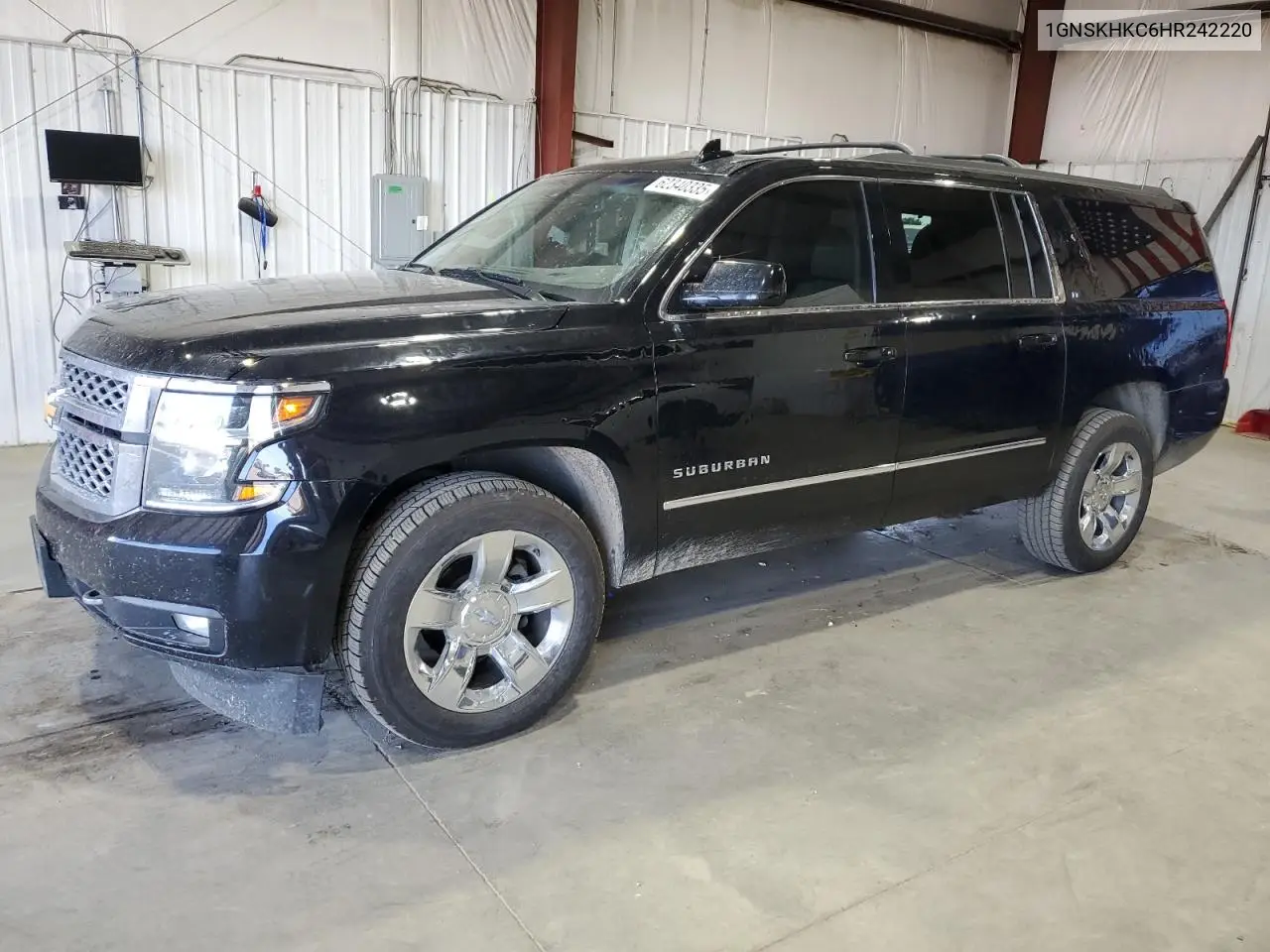 2017 Chevrolet Suburban K1500 Lt VIN: 1GNSKHKC6HR242220 Lot: 62340335