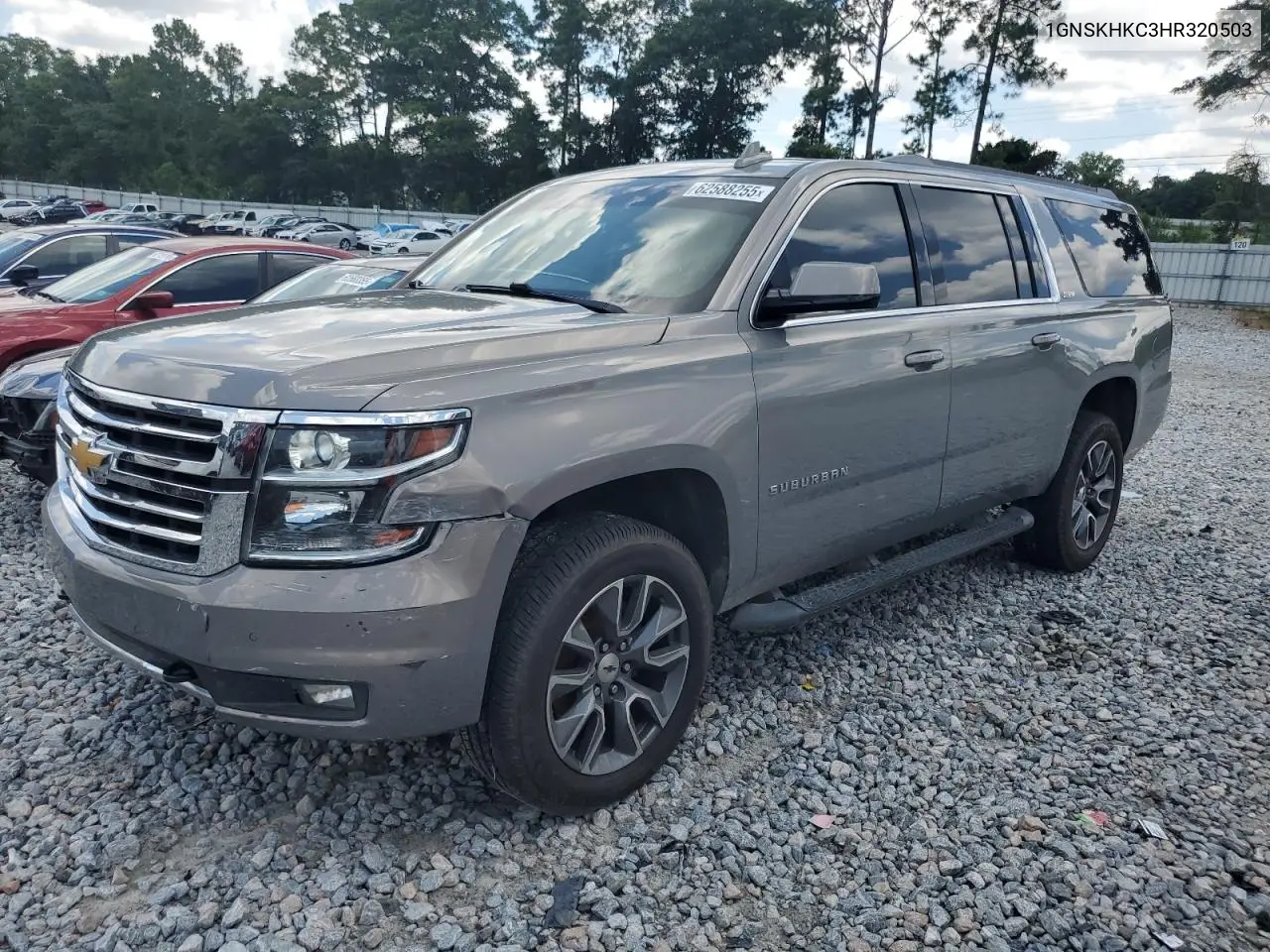 2017 Chevrolet Suburban K1500 Lt VIN: 1GNSKHKC3HR320503 Lot: 62588255