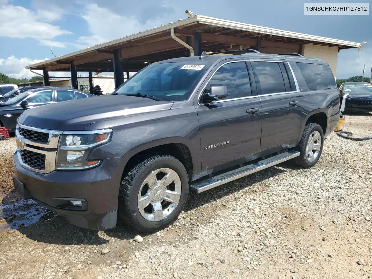 2017 Chevrolet Suburban C1500 Lt VIN: 1GNSCHKC7HR127512 Lot: 62589625