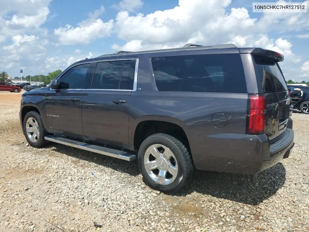 2017 Chevrolet Suburban C1500 Lt VIN: 1GNSCHKC7HR127512 Lot: 62589625