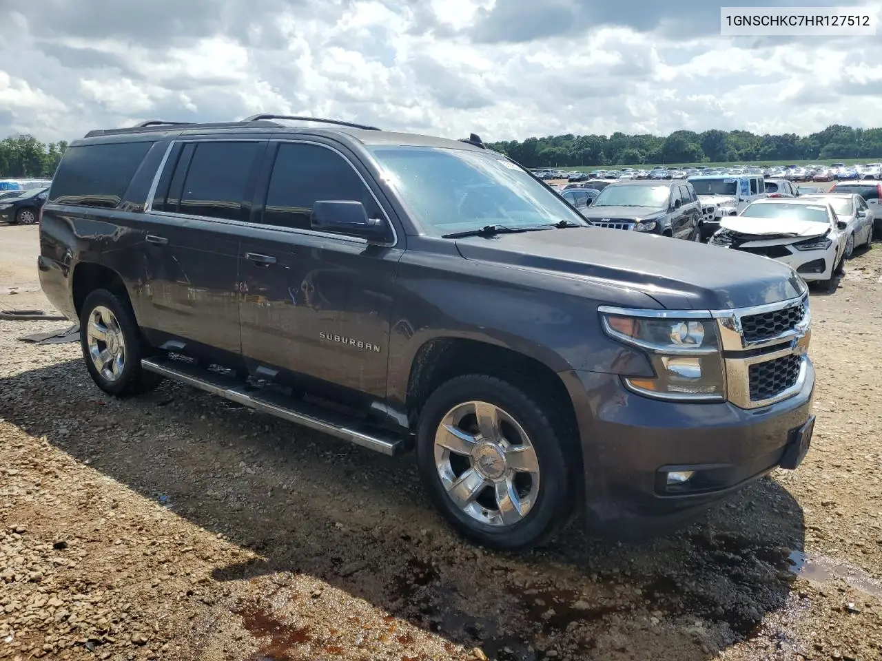 2017 Chevrolet Suburban C1500 Lt VIN: 1GNSCHKC7HR127512 Lot: 62589625