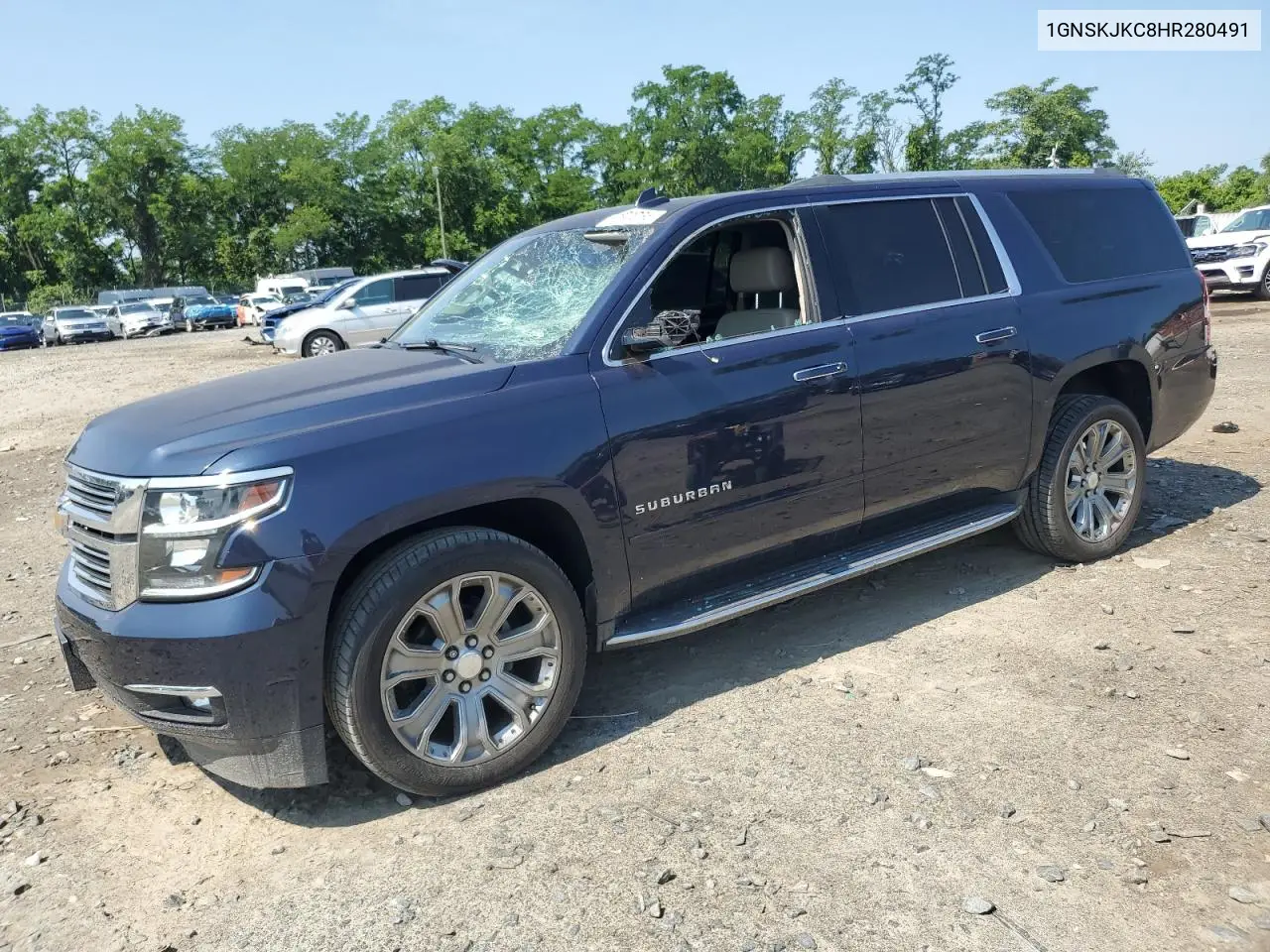 2017 Chevrolet Suburban K1500 Premier VIN: 1GNSKJKC8HR280491 Lot: 62674785