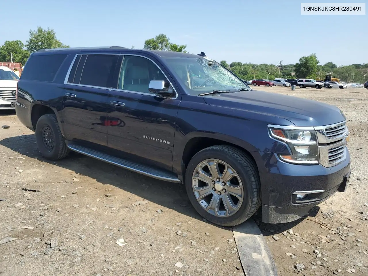 2017 Chevrolet Suburban K1500 Premier VIN: 1GNSKJKC8HR280491 Lot: 62674785
