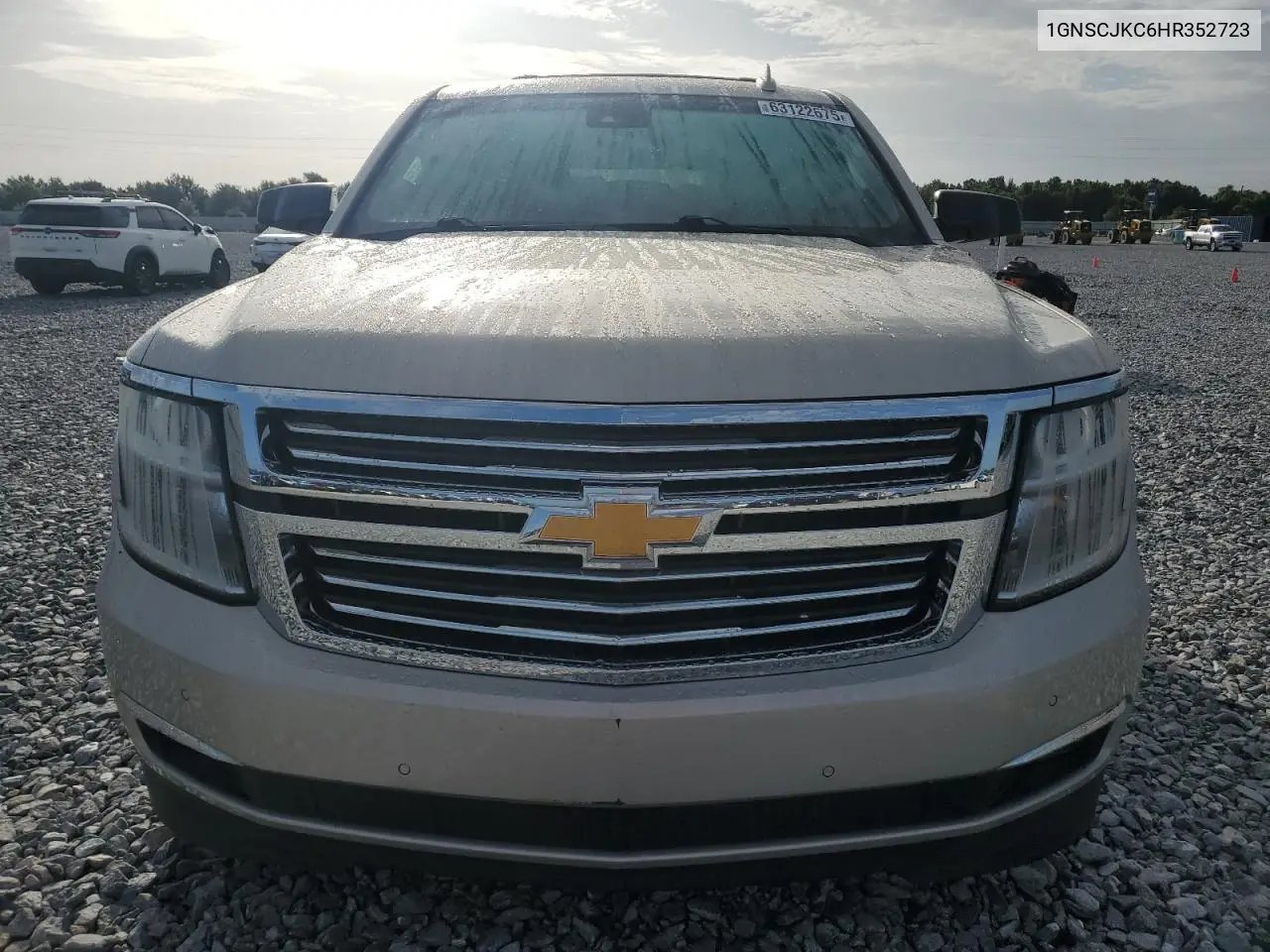 2017 Chevrolet Suburban C1500 Premier VIN: 1GNSCJKC6HR352723 Lot: 63122675