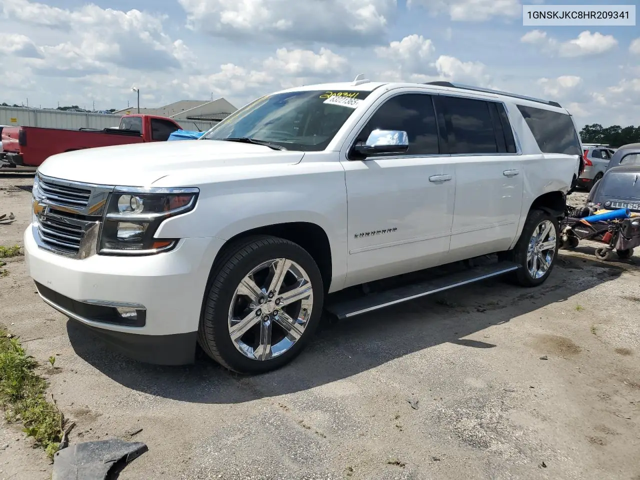 2017 Chevrolet Suburban K1500 Premier VIN: 1GNSKJKC8HR209341 Lot: 63221365