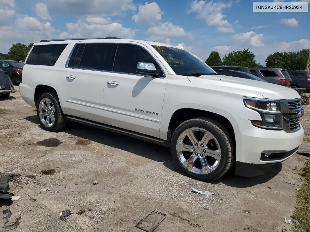 2017 Chevrolet Suburban K1500 Premier VIN: 1GNSKJKC8HR209341 Lot: 63221365