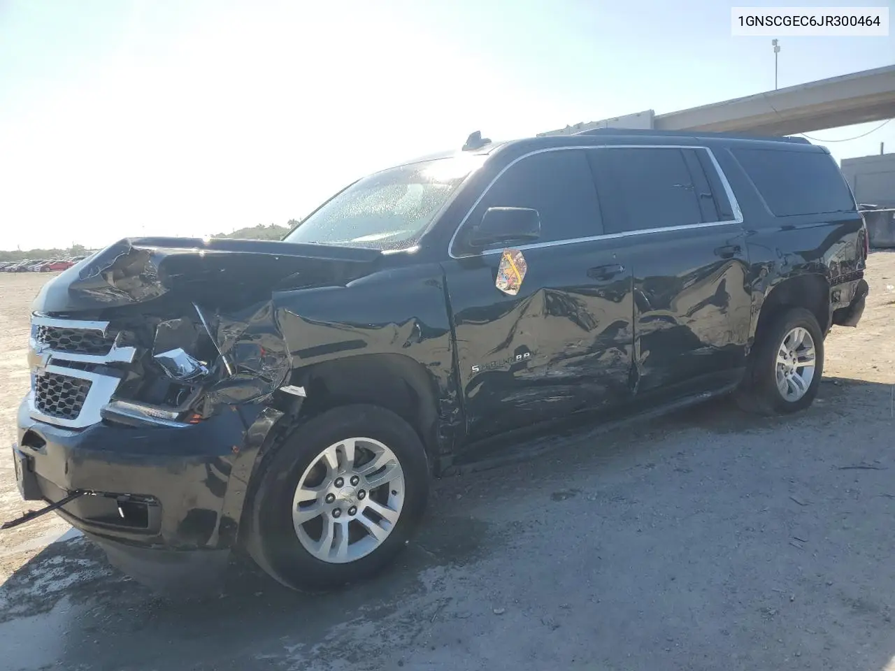 2018 Chevrolet Suburban C1500 Ls VIN: 1GNSCGEC6JR300464 Lot: 49809615