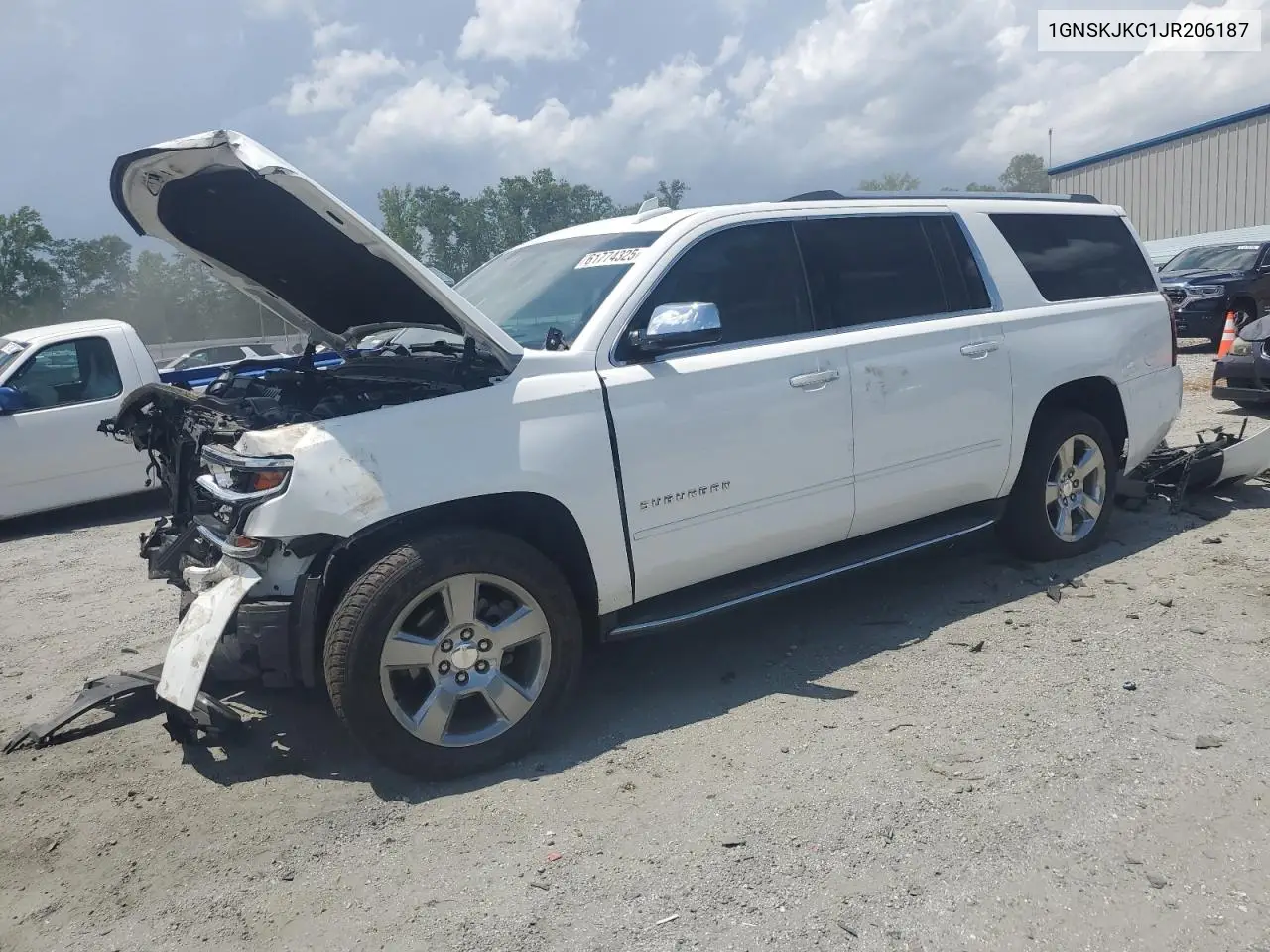 2018 Chevrolet Suburban K1500 Premier VIN: 1GNSKJKC1JR206187 Lot: 61774325