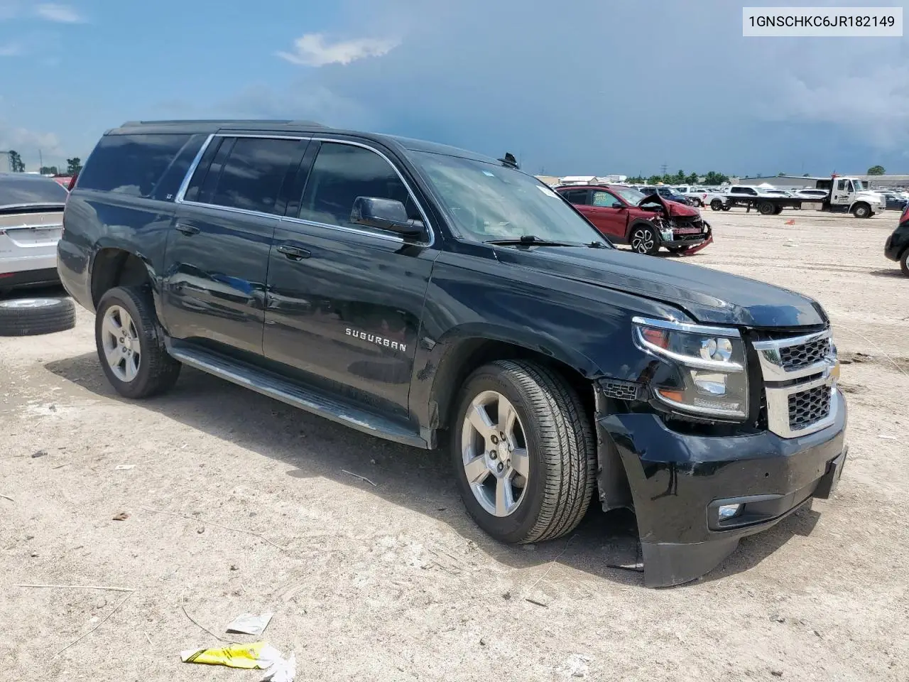 2018 Chevrolet Suburban C1500 Lt VIN: 1GNSCHKC6JR182149 Lot: 62168615