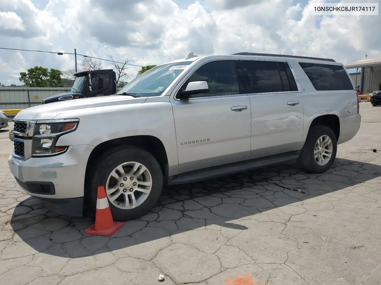 2018 Chevrolet Suburban C1500 Lt VIN: 1GNSCHKC8JR174117 Lot: 62705625