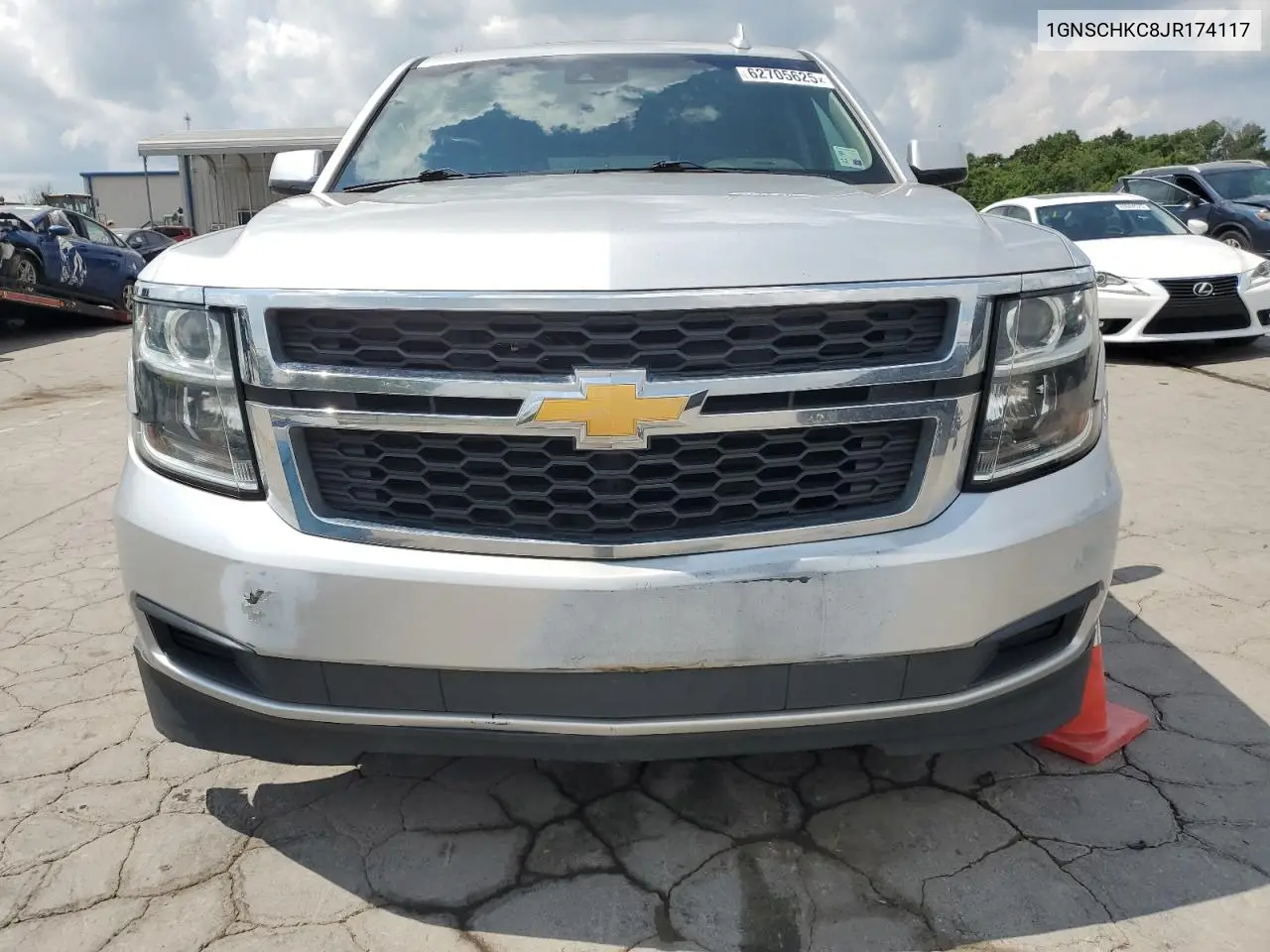 2018 Chevrolet Suburban C1500 Lt VIN: 1GNSCHKC8JR174117 Lot: 62705625
