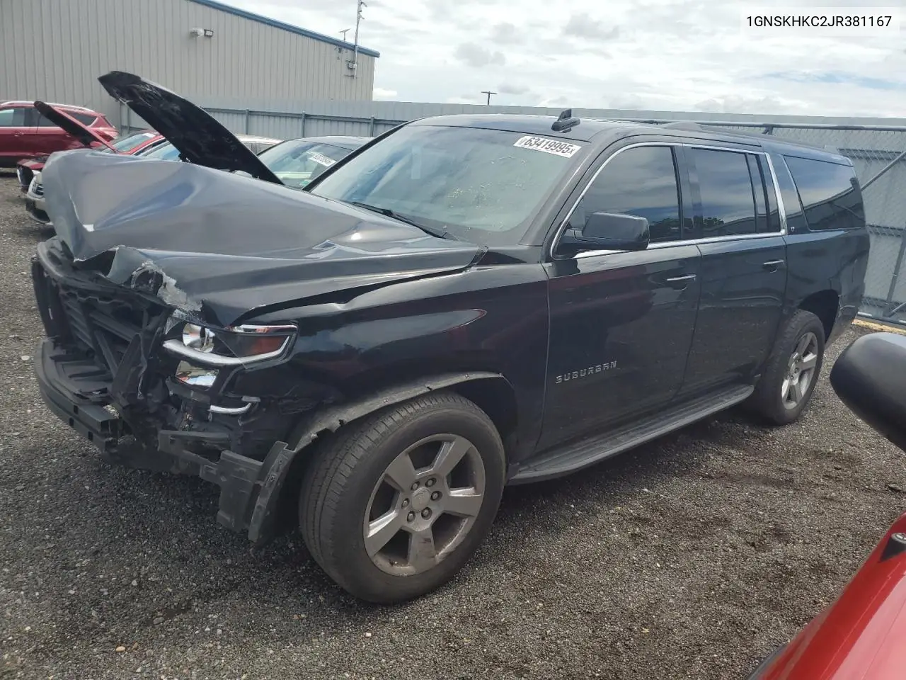2018 Chevrolet Suburban K1500 Lt VIN: 1GNSKHKC2JR381167 Lot: 63419995