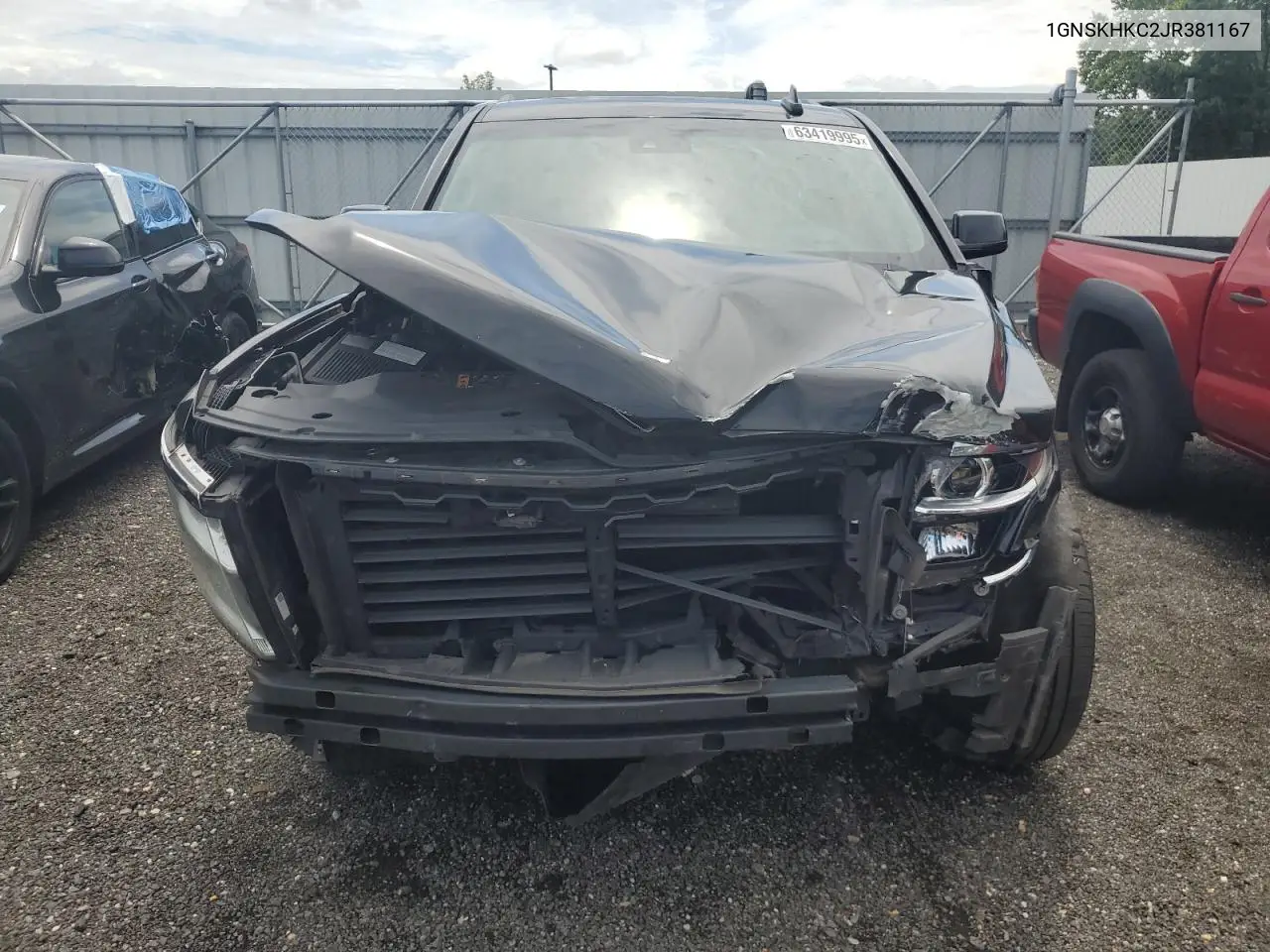 2018 Chevrolet Suburban K1500 Lt VIN: 1GNSKHKC2JR381167 Lot: 63419995