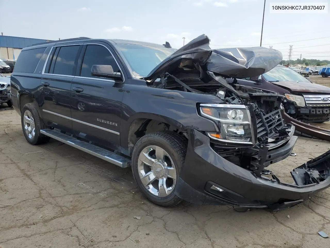 2018 Chevrolet Suburban K1500 Lt VIN: 1GNSKHKC7JR370407 Lot: 65757625