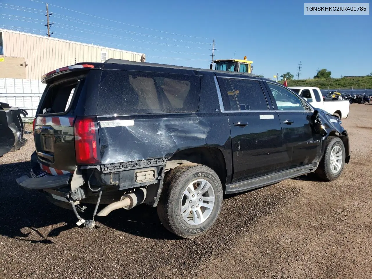 2019 Chevrolet Suburban K1500 Lt VIN: 1GNSKHKC2KR400785 Lot: 58612943