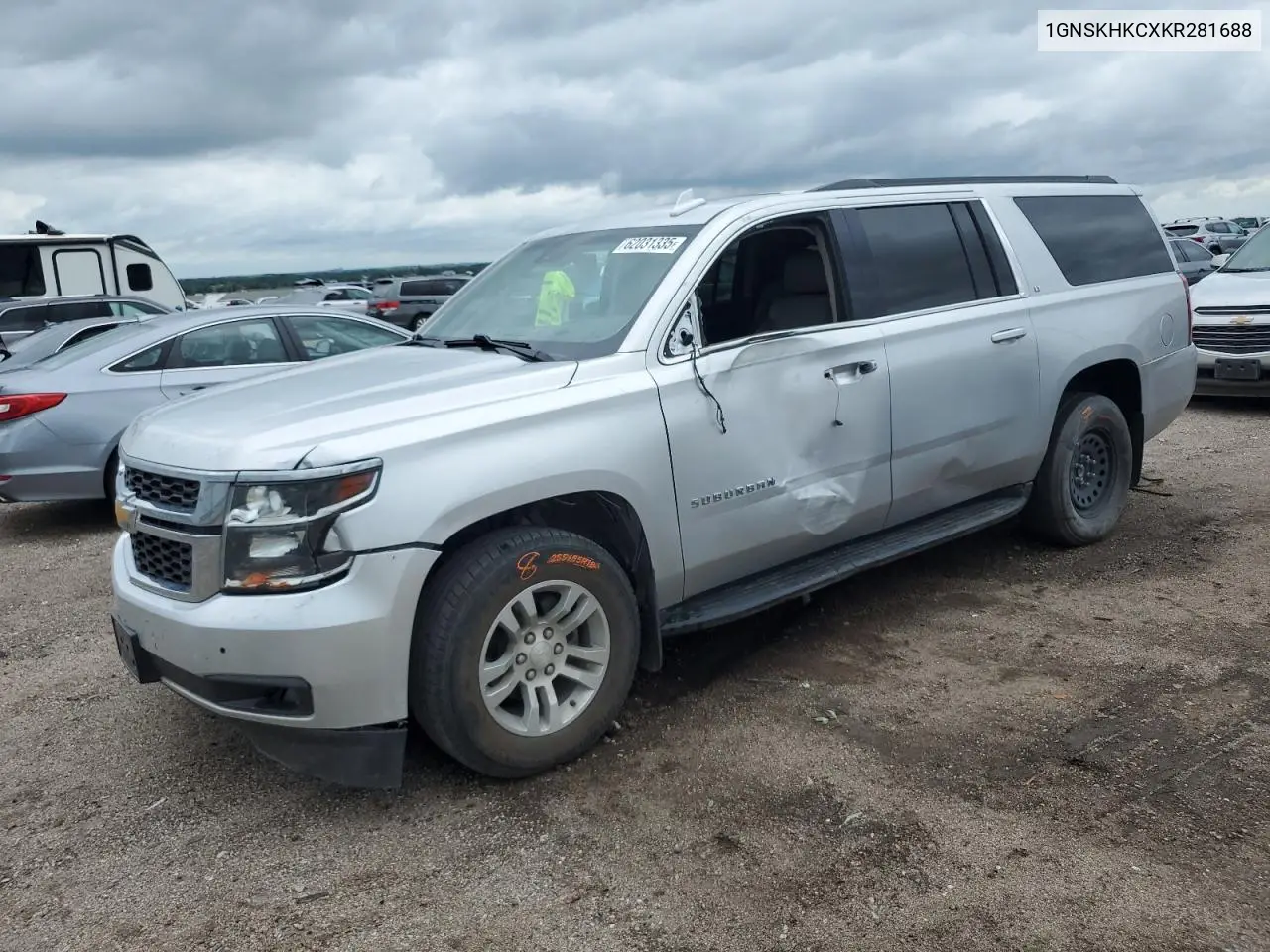 2019 Chevrolet Suburban K1500 Lt VIN: 1GNSKHKCXKR281688 Lot: 62031335