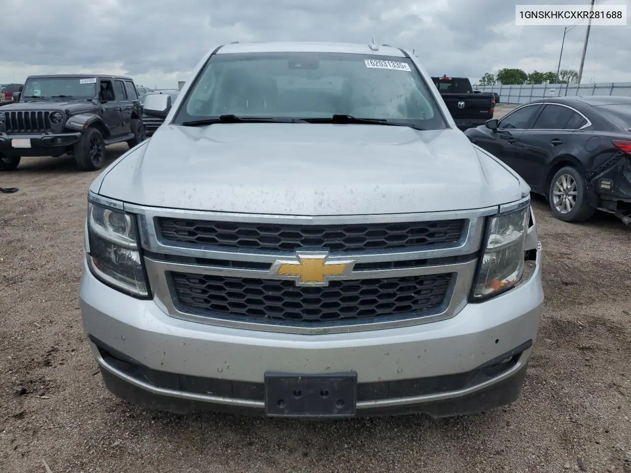 2019 Chevrolet Suburban K1500 Lt VIN: 1GNSKHKCXKR281688 Lot: 62031335