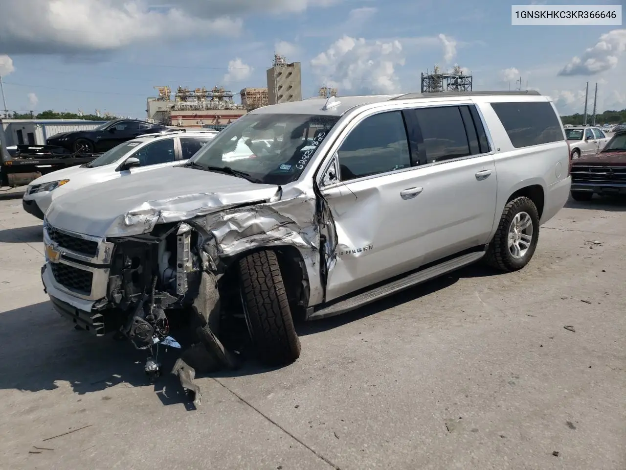 2019 Chevrolet Suburban K1500 Lt VIN: 1GNSKHKC3KR366646 Lot: 62834825