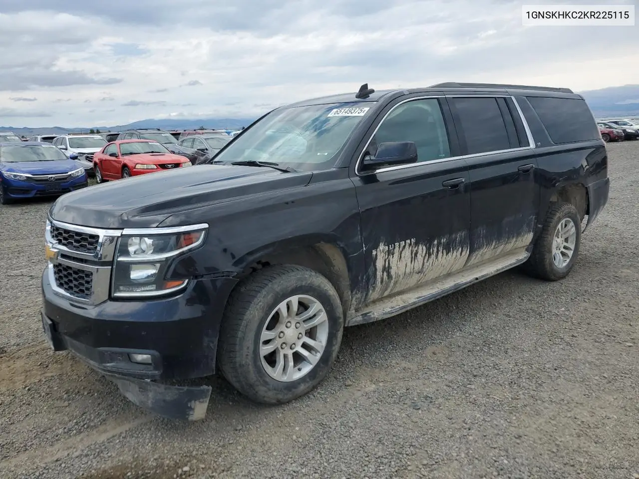 2019 Chevrolet Suburban K1500 Lt VIN: 1GNSKHKC2KR225115 Lot: 65149375