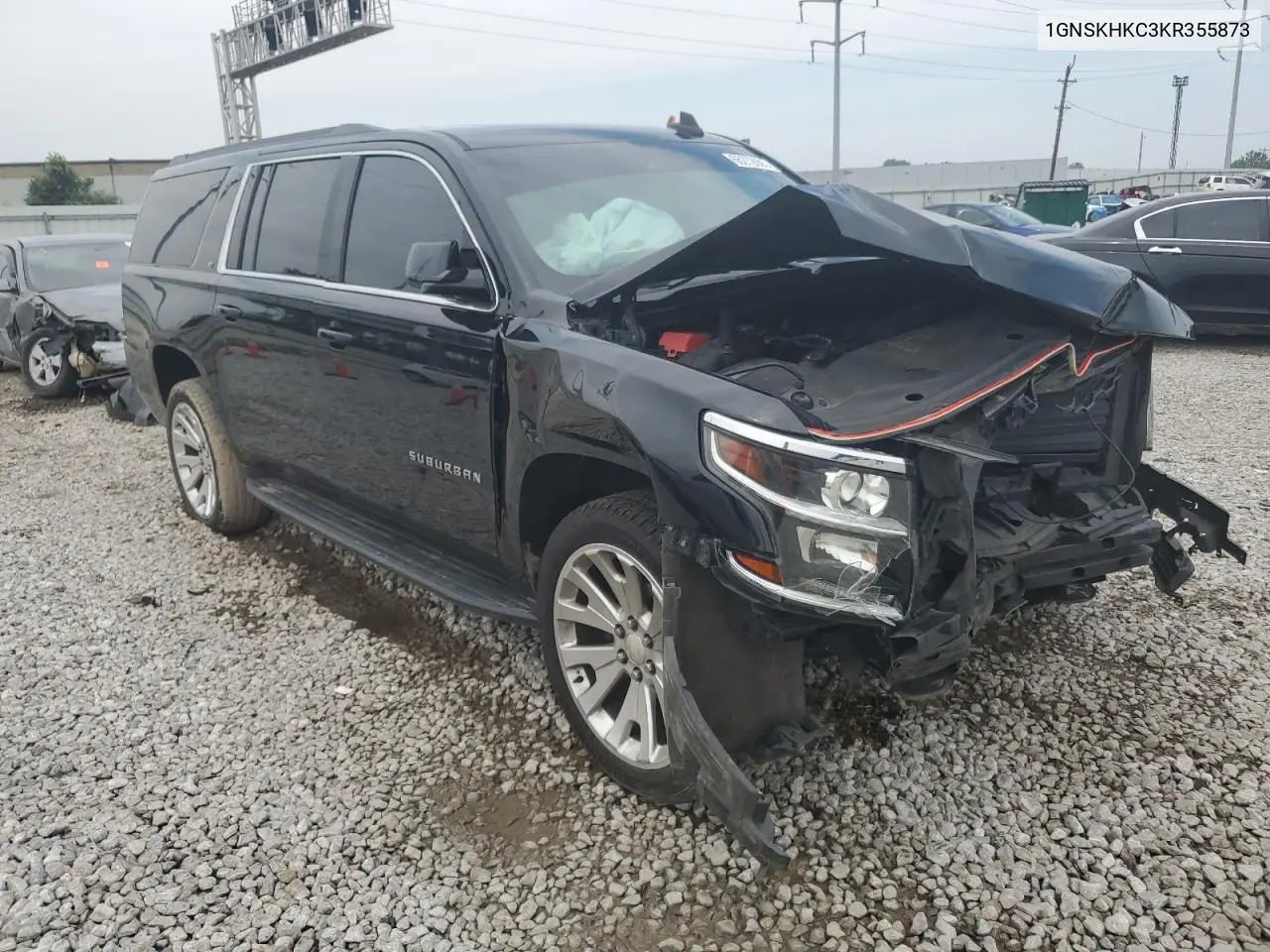 2019 Chevrolet Suburban K1500 Lt VIN: 1GNSKHKC3KR355873 Lot: 65272605