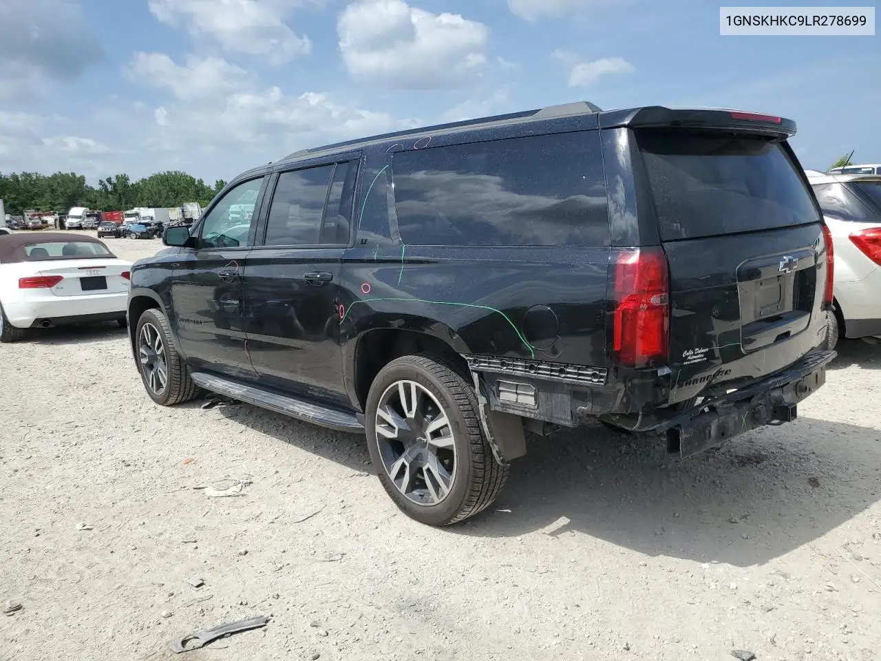 2020 Chevrolet Suburban K1500 Lt VIN: 1GNSKHKC9LR278699 Lot: 61911955