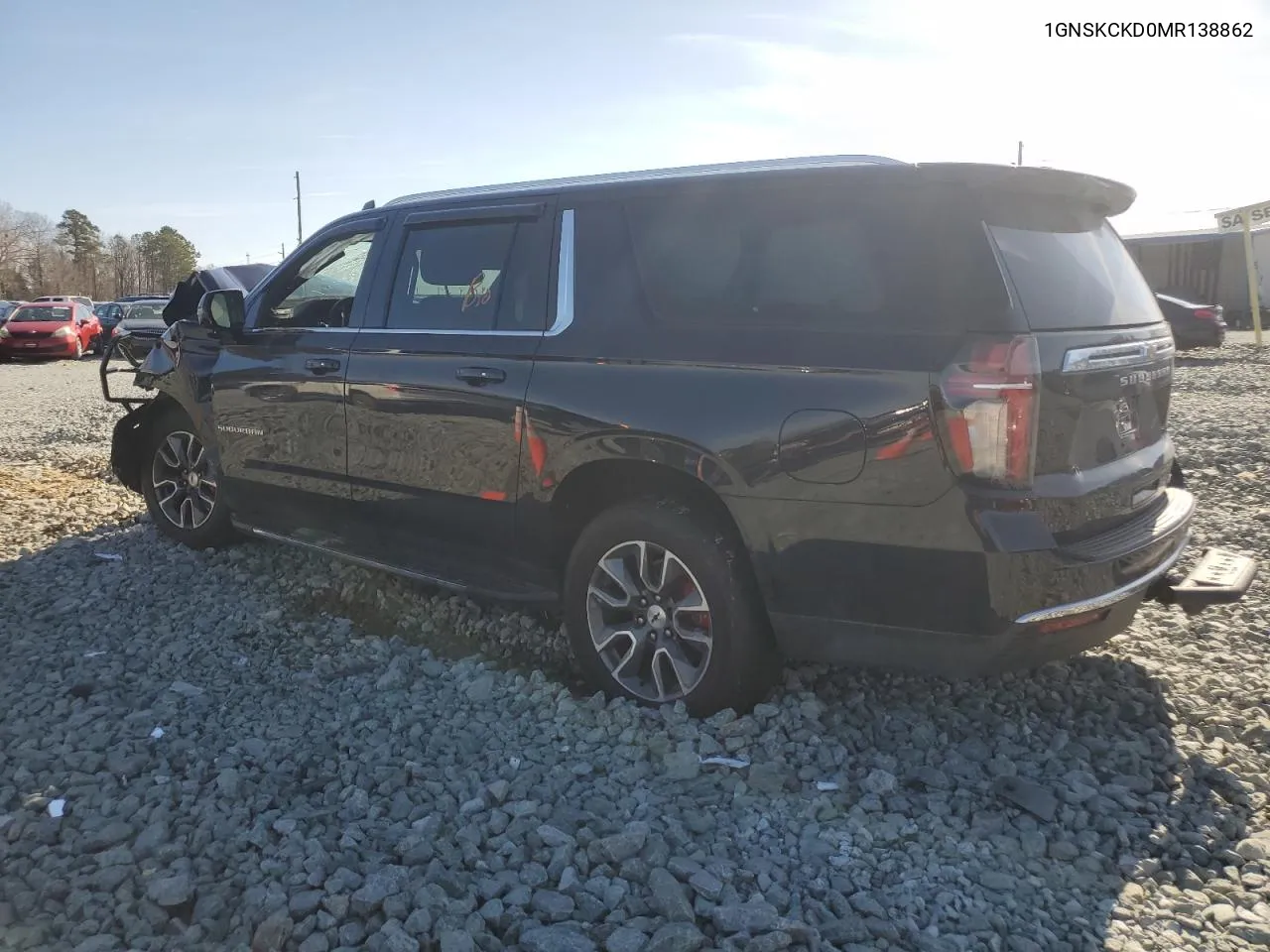 2021 Chevrolet Suburban K1500 Lt VIN: 1GNSKCKD0MR138862 Lot: 43693085