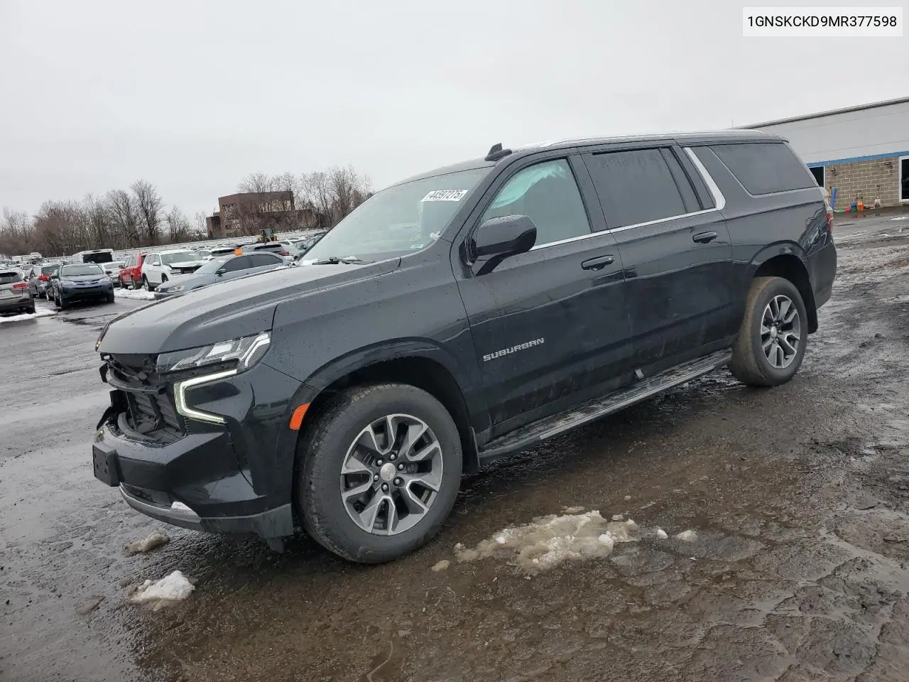 2021 Chevrolet Suburban K1500 Lt VIN: 1GNSKCKD9MR377598 Lot: 44597275