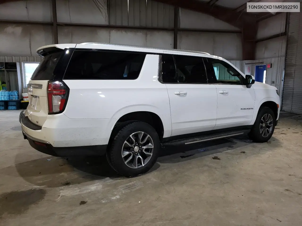 2021 Chevrolet Suburban K1500 Lt VIN: 1GNSKCKD1MR392290 Lot: 46034315