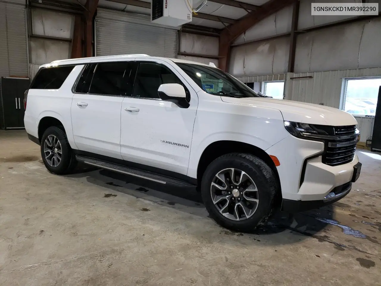 2021 Chevrolet Suburban K1500 Lt VIN: 1GNSKCKD1MR392290 Lot: 46034315