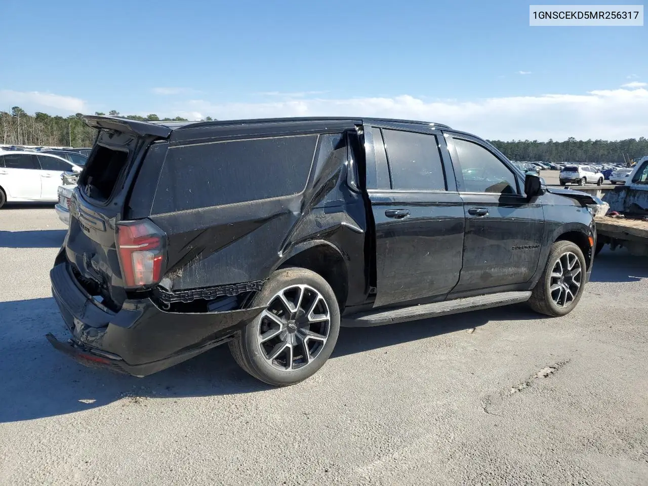 2021 Chevrolet Suburban C1500 Rst VIN: 1GNSCEKD5MR256317 Lot: 46294685