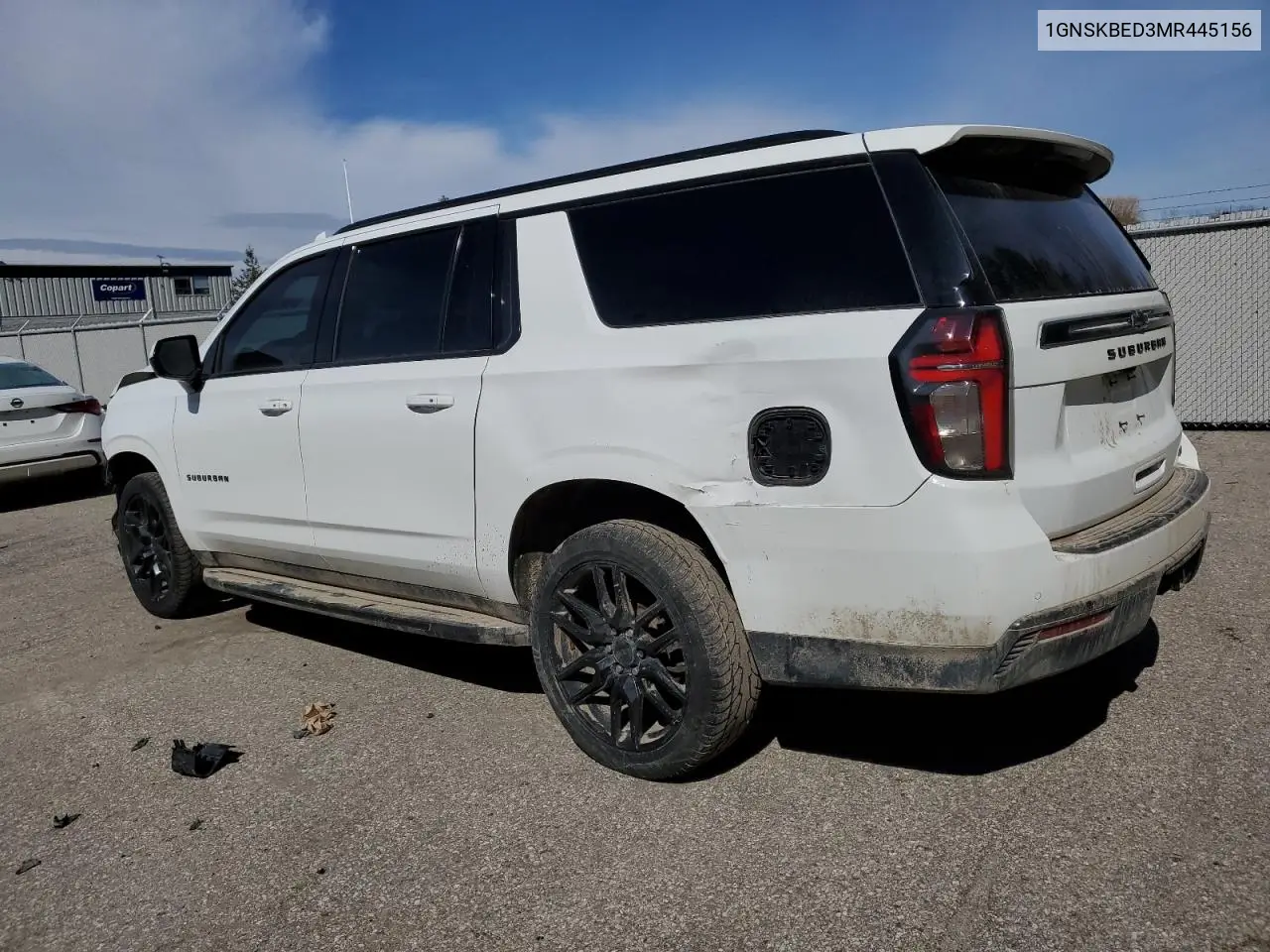 2021 Chevrolet Suburban K1500 Ls VIN: 1GNSKBED3MR445156 Lot: 46603765
