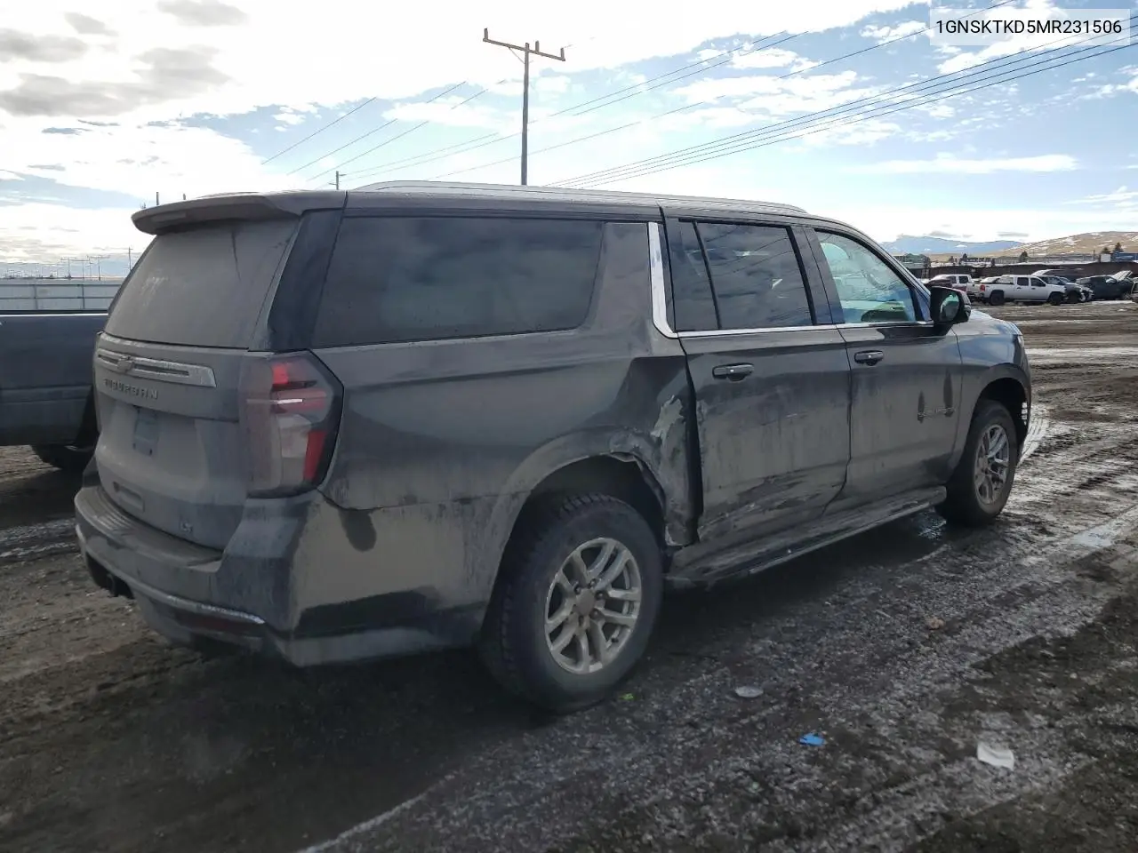 2021 Chevrolet Suburban K1500 Lt VIN: 1GNSKTKD5MR231506 Lot: 47370915