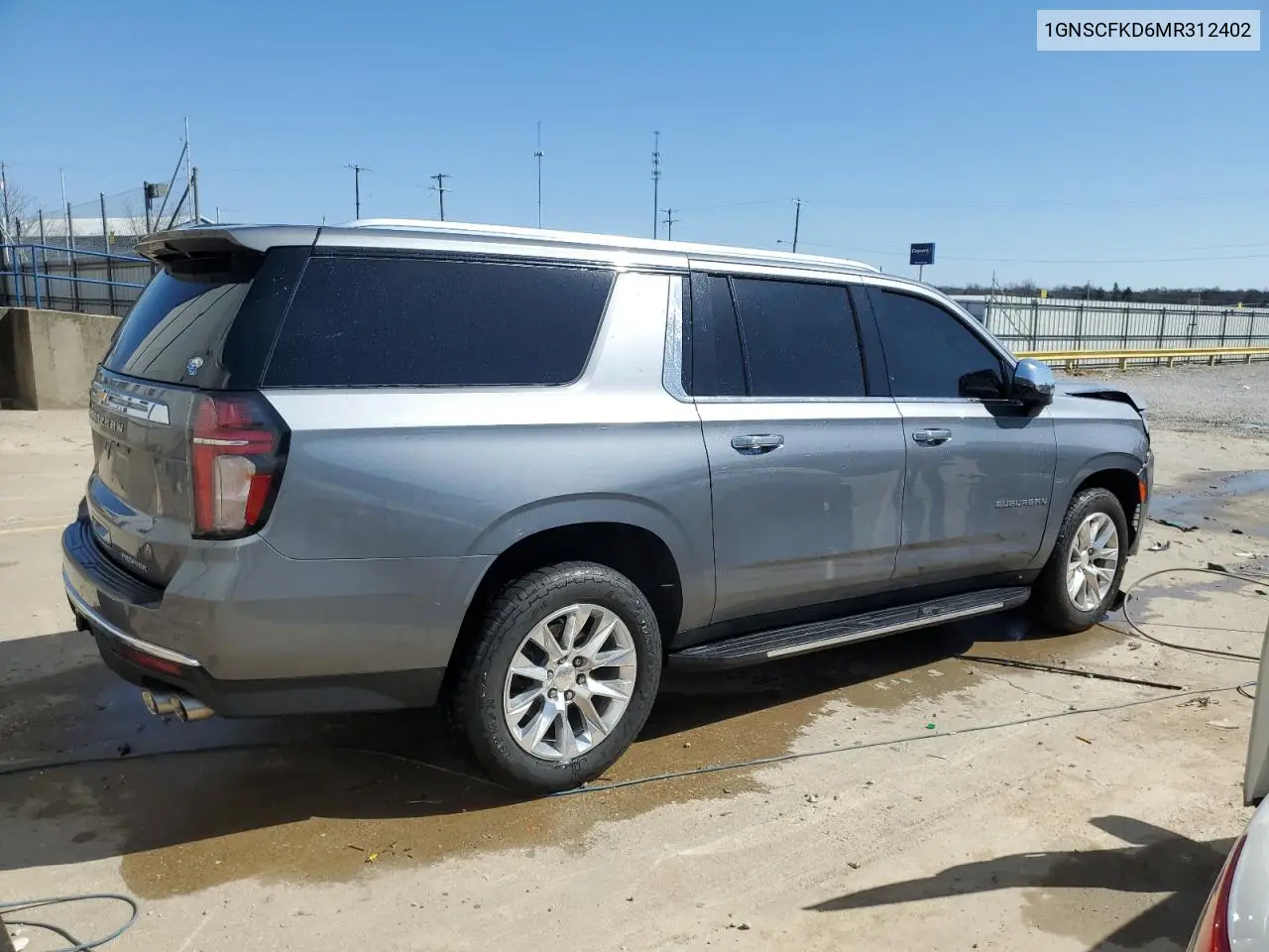2021 Chevrolet Suburban C1500 Premier VIN: 1GNSCFKD6MR312402 Lot: 49043385