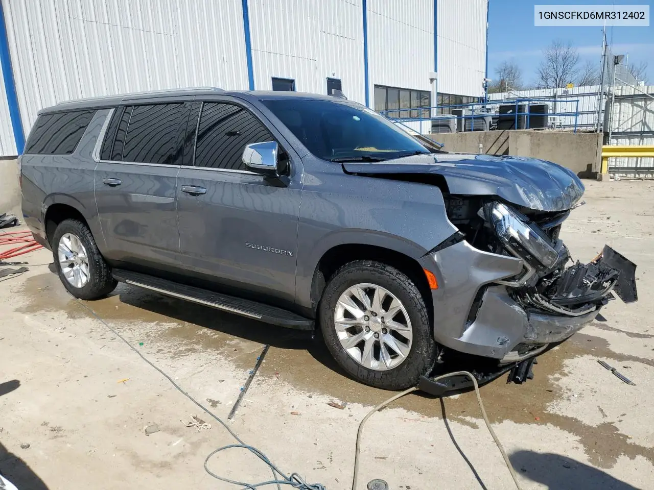 2021 Chevrolet Suburban C1500 Premier VIN: 1GNSCFKD6MR312402 Lot: 49043385